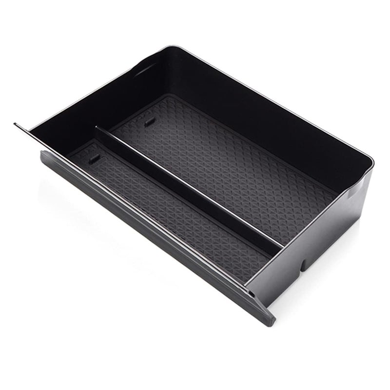 Moonlinks For Tesla Model S/Model X Center Console Drawer Box, Center Console Cubby Drawer Storage Box Customized for Tesla Model S/Model X 2012-2020 2021 - Image 1